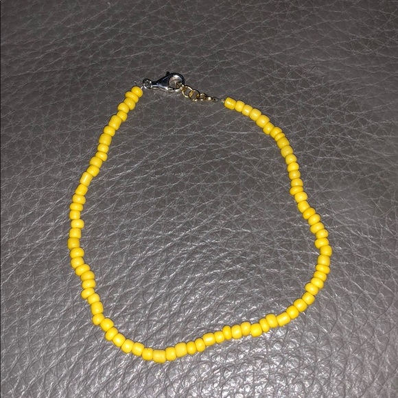 yellow seed bead chocker - Picture 2 of 2